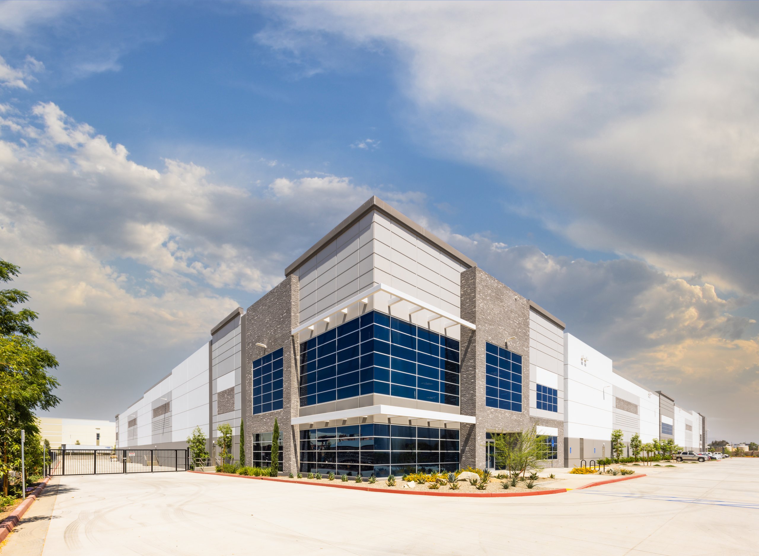 Commercial industrial building representing enterprise properties