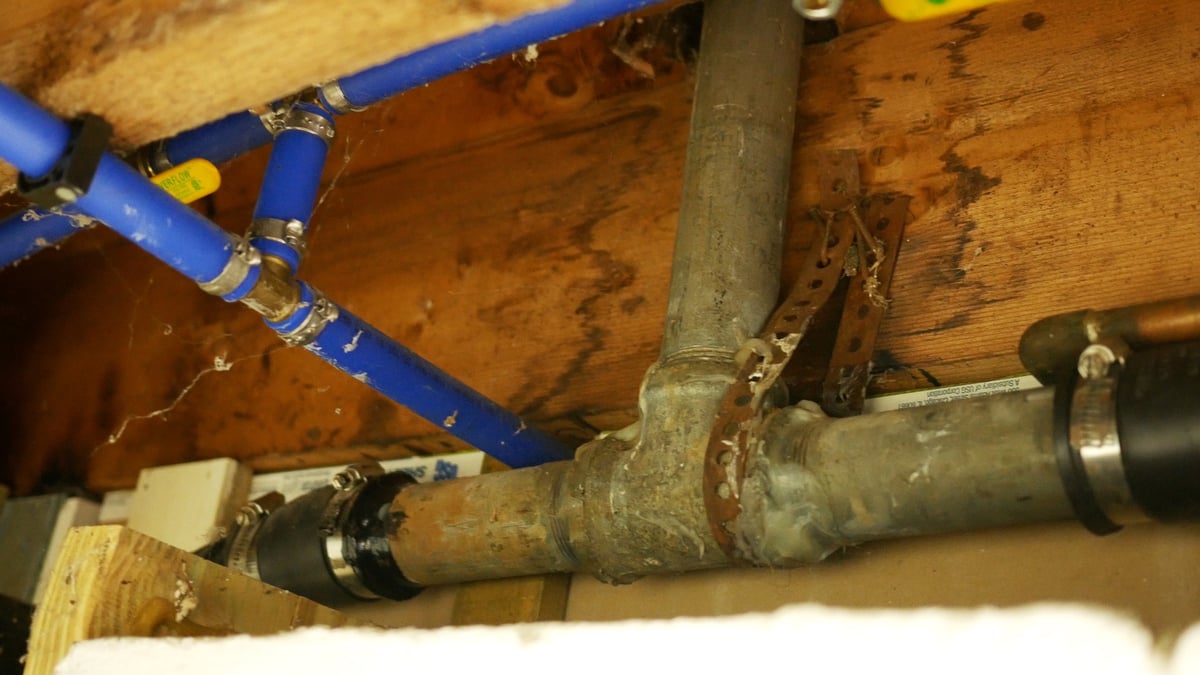 Residential plumbing pipes