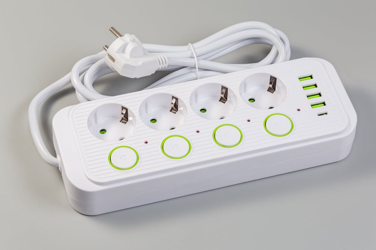 Power strip surge protector